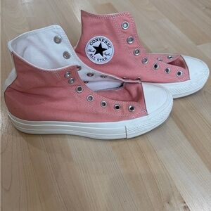 Converse Pink High-Top Sneakers
